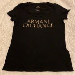 Armani exchange bling T-shirt